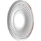 Ekena Millwork Berkshire PVC Medallion (Canopies up to 4 1/2"), 10"OD x 3 1/2"ID x 3/4"P, Metallic Champagne Pink CMP10BEFCP - alternate 2